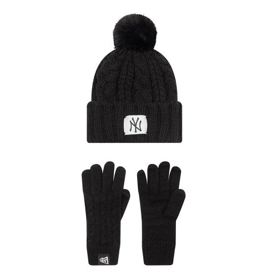 New Era Σετ Σκούφος & Γάντια Youth MLB New York Yankees Beanie & Gloves Set